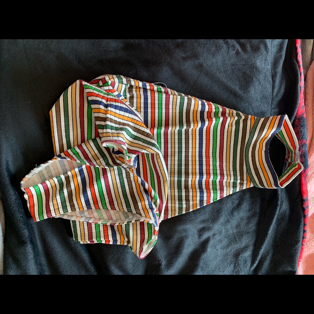 Stripped Body Suit